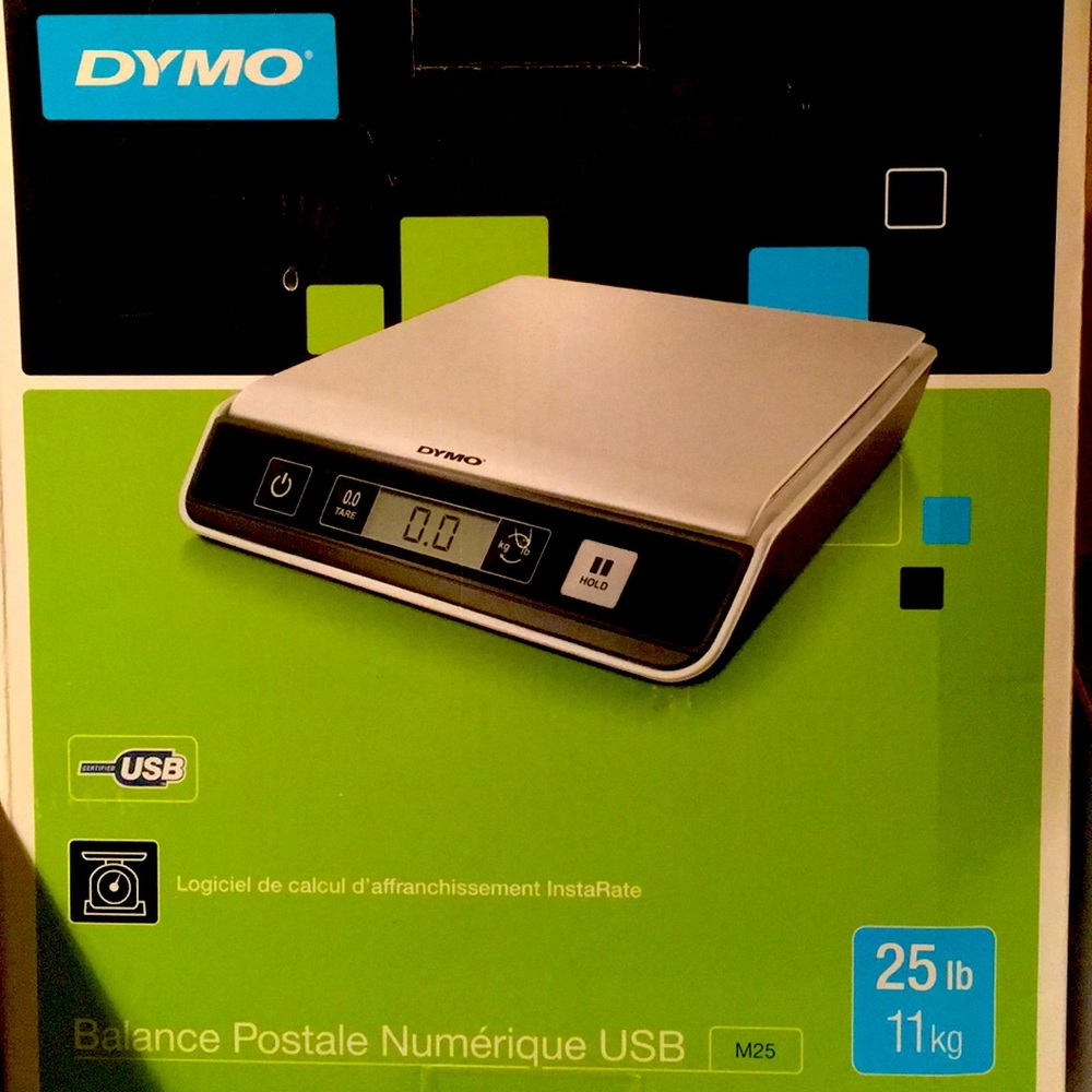 DYNO DIGITAL USB POSTAL SCALE 25 lb 11kg